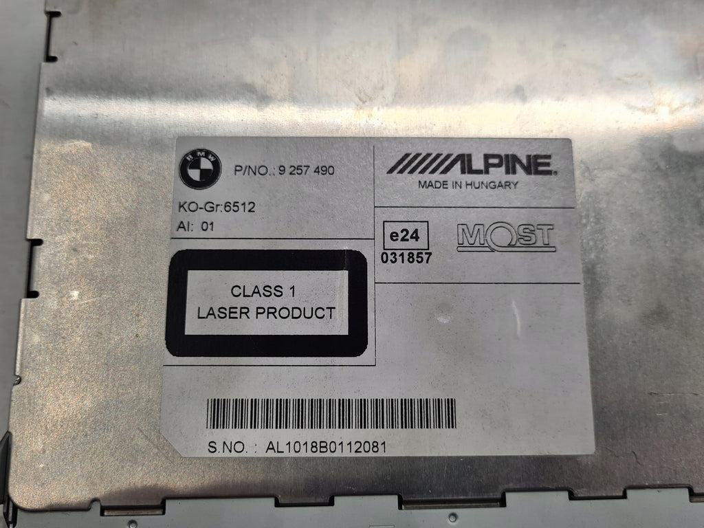 BMW F10 F11 RADIO NAVIGATION GPS 9257490