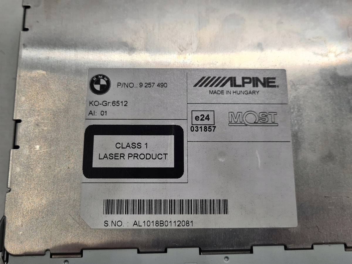 BMW F10 F11 RADIO NAVIGATION GPS 9257490