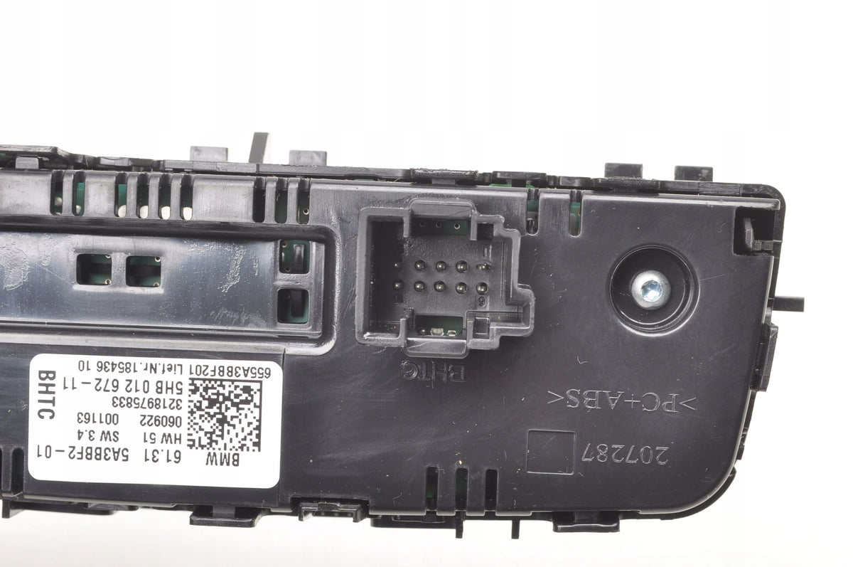 BMW G08 PANEL AIR CONDITIONING SWITCH REAR 5A3BBF2