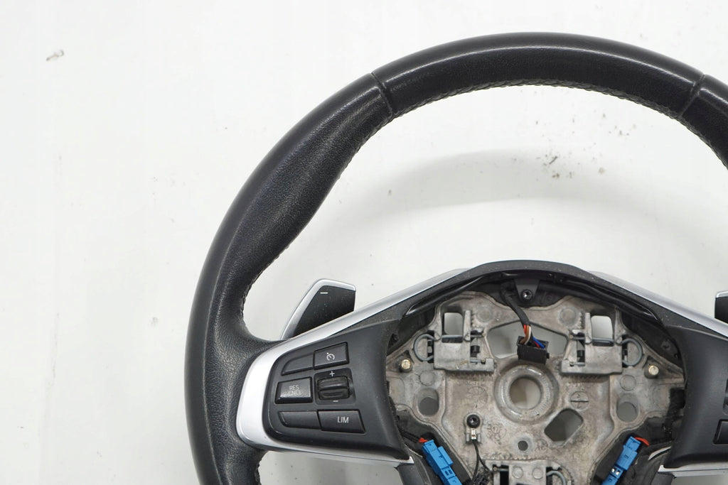 BMW X1 F48 17R STEERING WHEEL LEATHER BLACK MULTI BLADES 6877519
