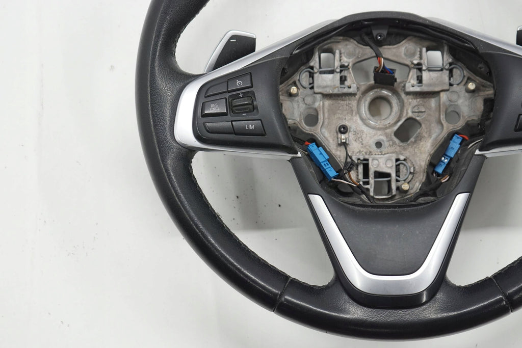 BMW X1 F48 17R STEERING WHEEL LEATHER BLACK MULTI BLADES 6877519