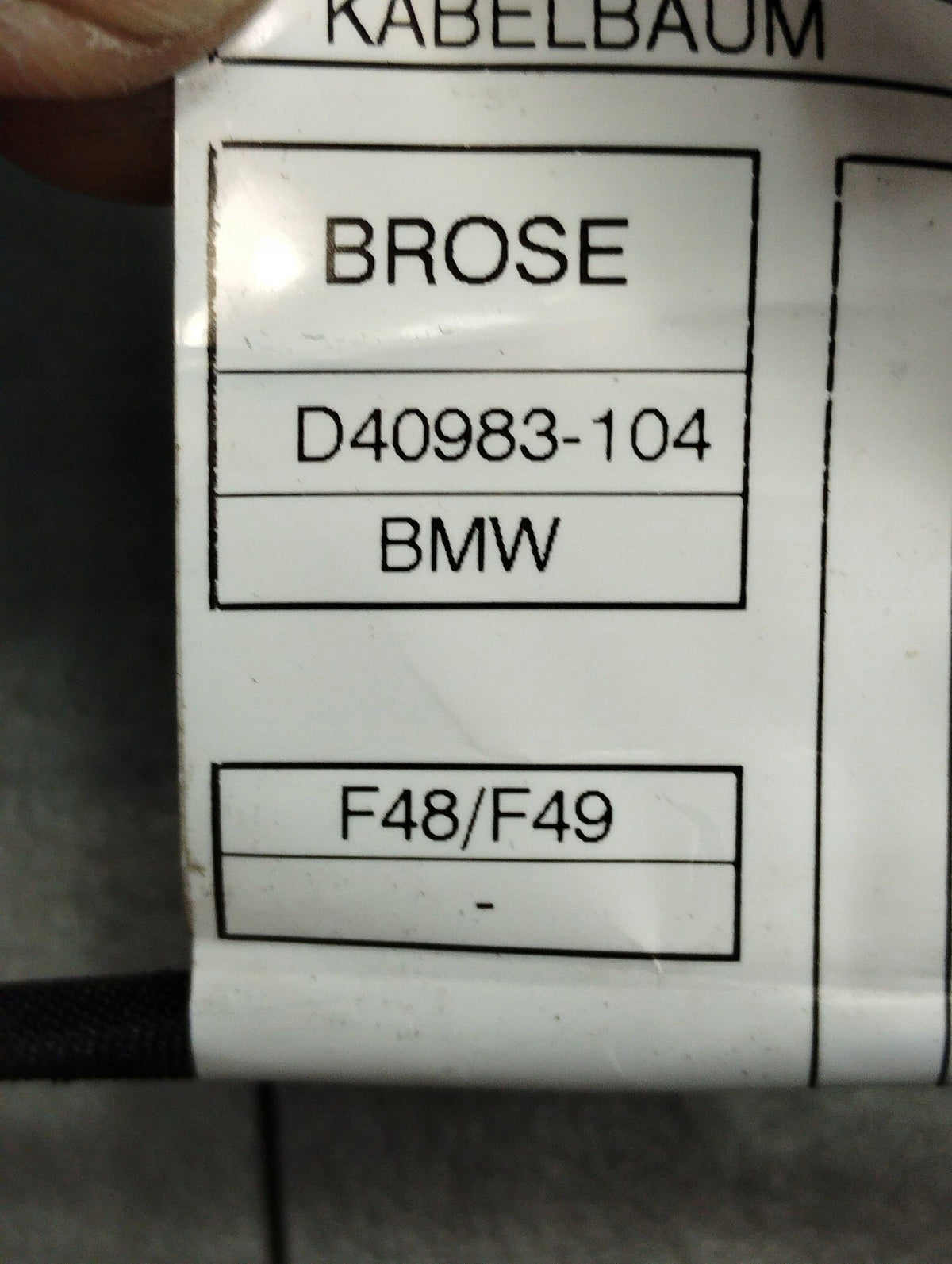 BMW X1 F48 LOCK FLAP PULL SOFT CLOSE 7357112 16367210