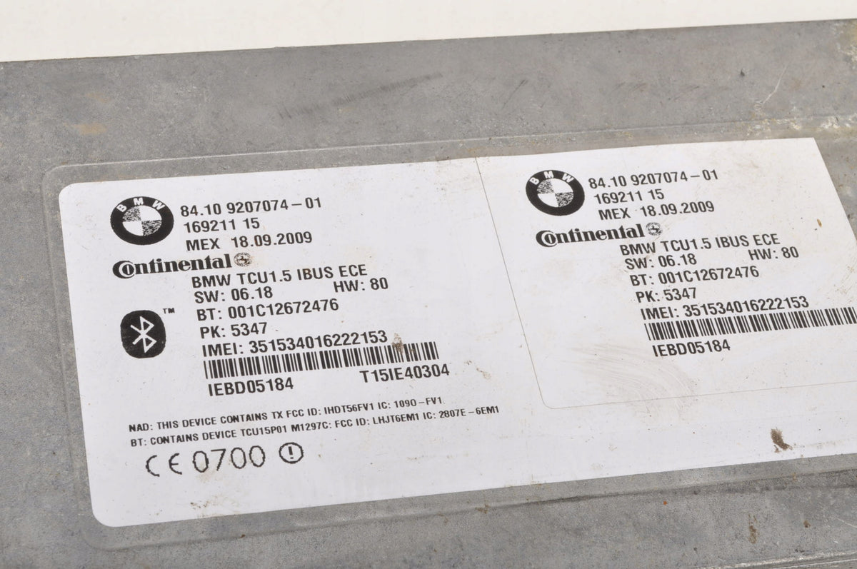 BMW X3 E83 BLUETOOTH 9207074 MODULE