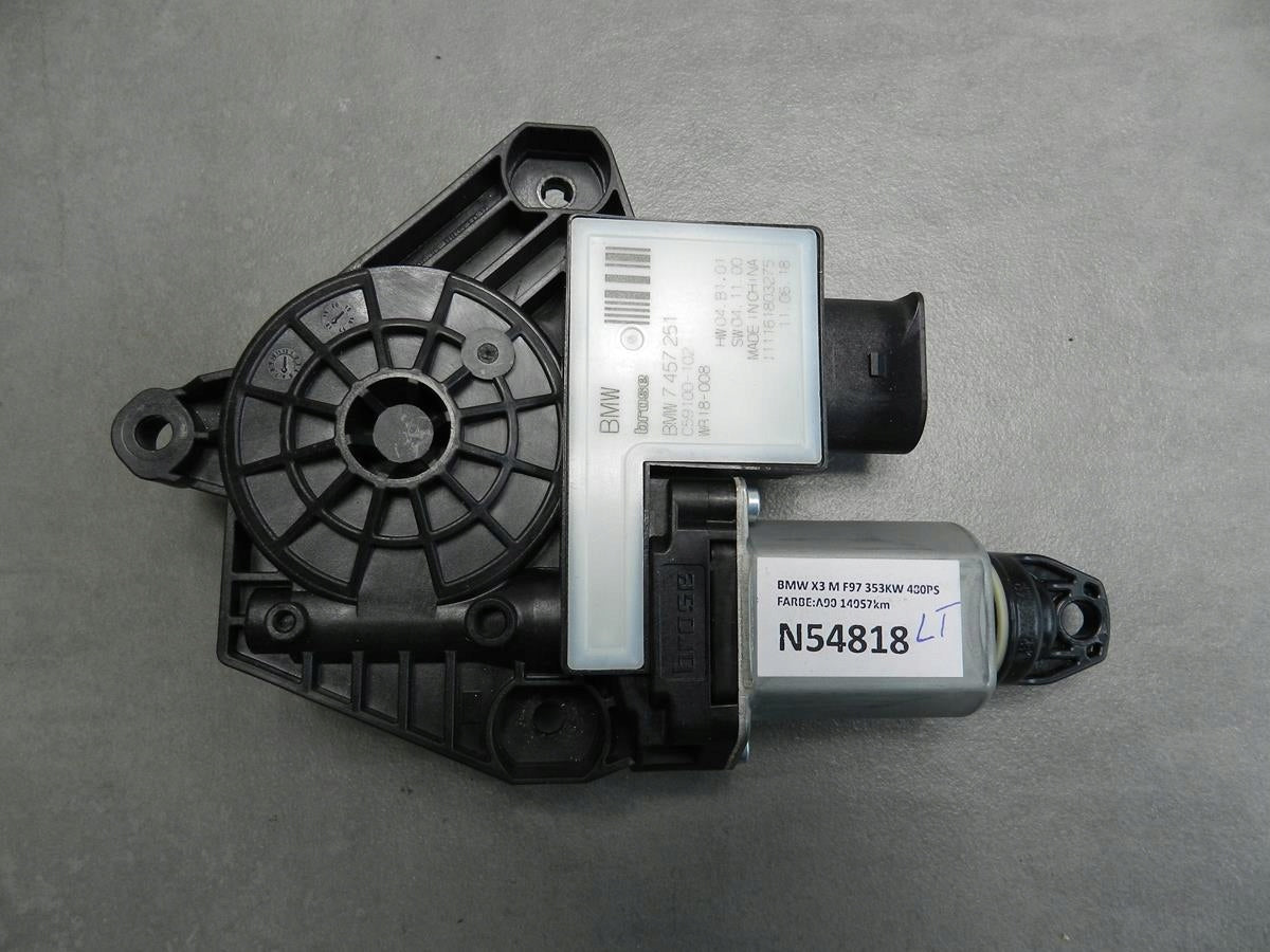 BMW X3 M F97 WINDSCREEN MOTOR LEFT REAR 7457251