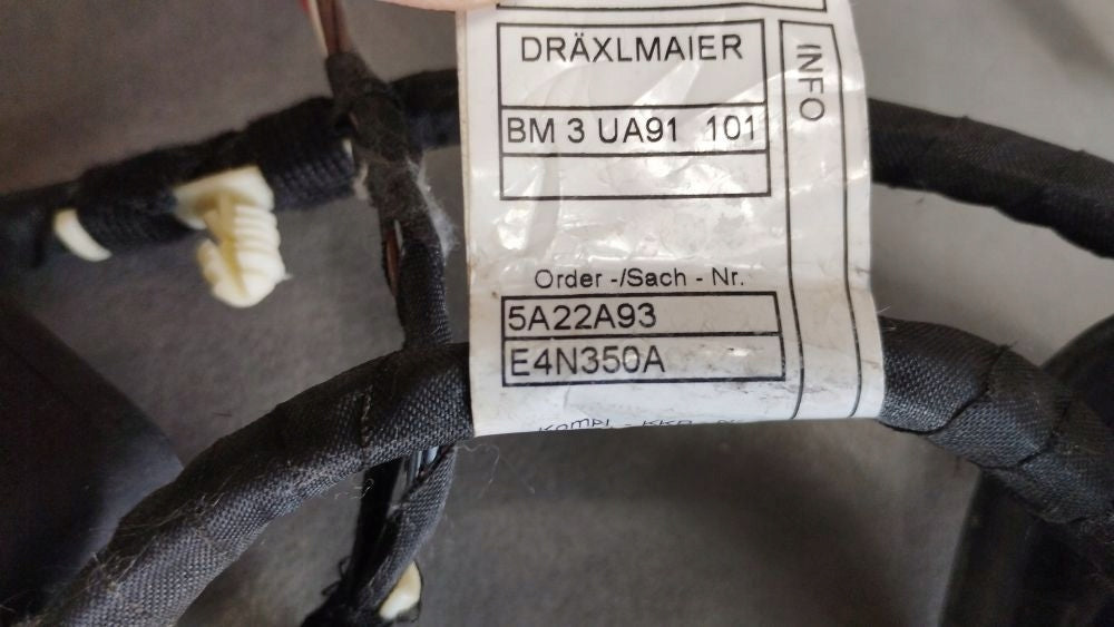 BMW X4M F98 DOOR HARNESS LEFT 5A22A93