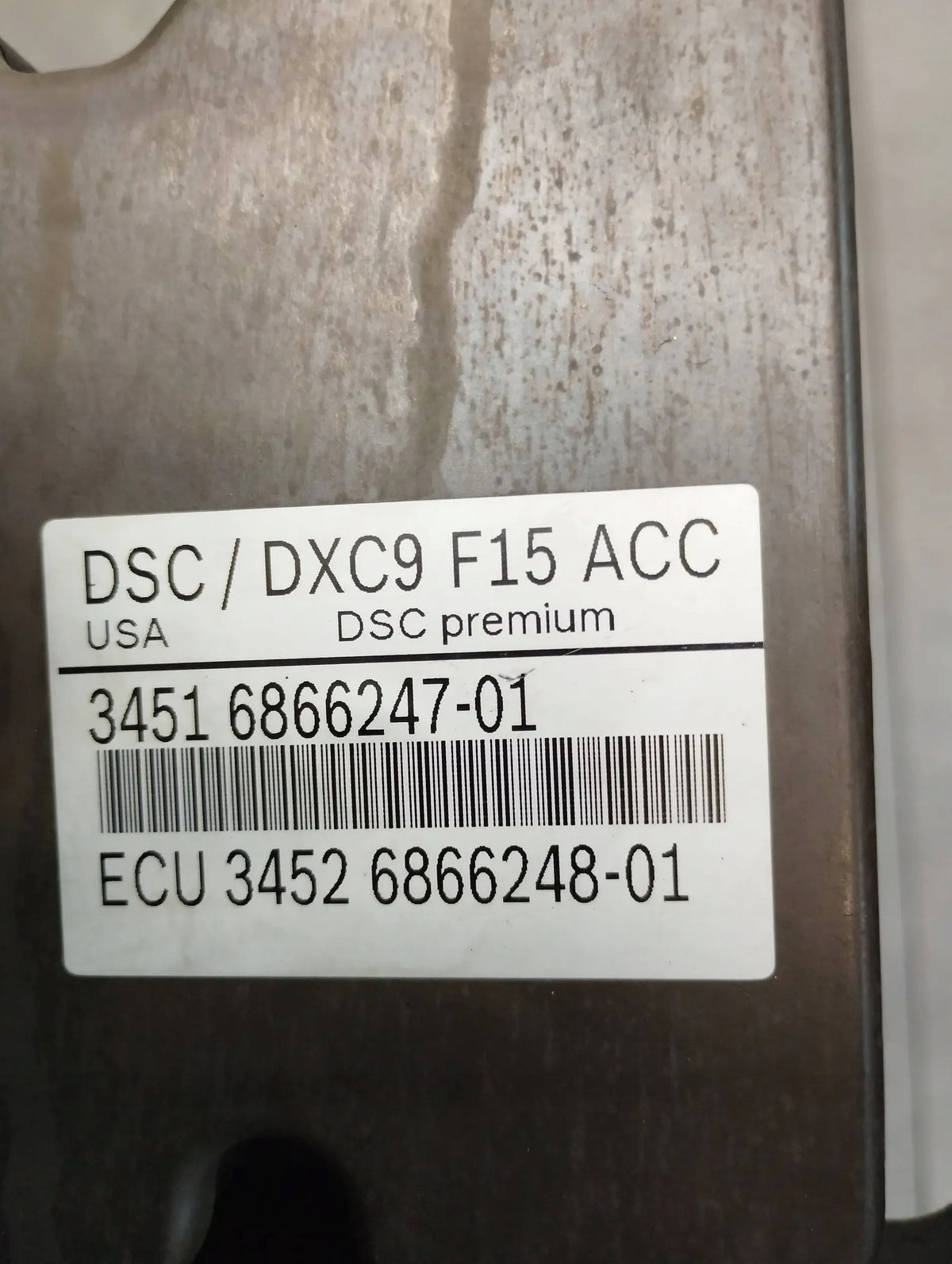 BMW X5 F15 pump driver abs 6856846