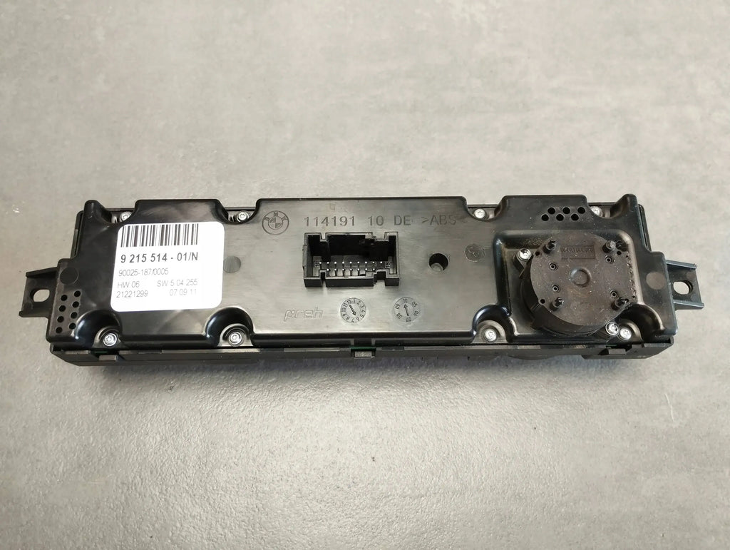BMW X6 E71 AIR CONDITIONING PANEL REAR 9215514