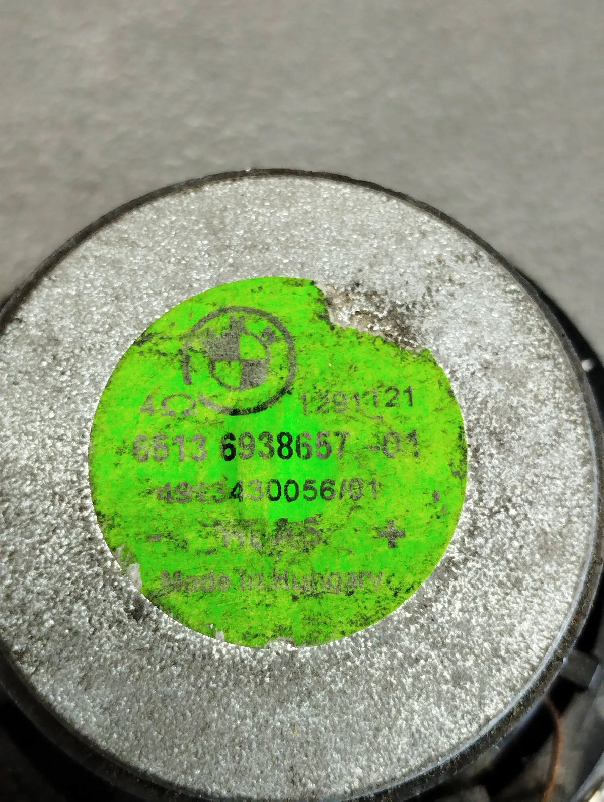 BMW X6 E71 PHONE SPEAKER 6938657