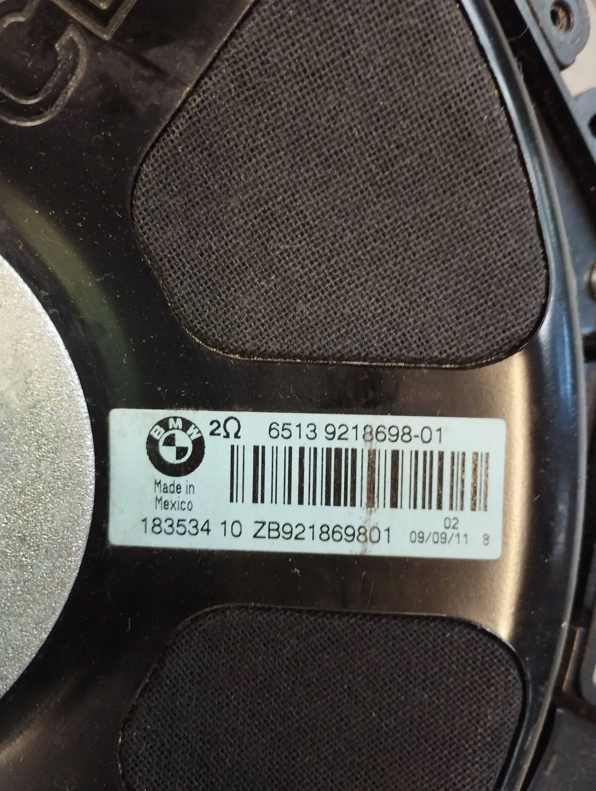 BMW X6 E71 WOOFER 9218698