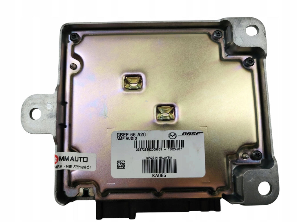 BOSE AMPLIFIER MAZDA 6 III GJ/GL LIFT (2018-2024) GBEF66A20