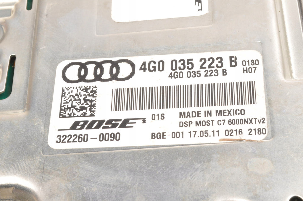 BOSE RADIO AMPLIFIER AUDI A8 D4 LONG 4G0035223B