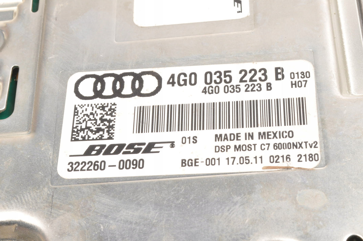 BOSE RADIO AMPLIFIER AUDI A8 D4 LONG 4G0035223B