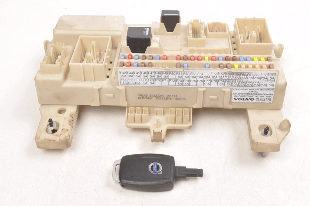 BOX BSI MODULE VOLVO C30 S40 V50 C70 31327215 31252739 WITH KEY