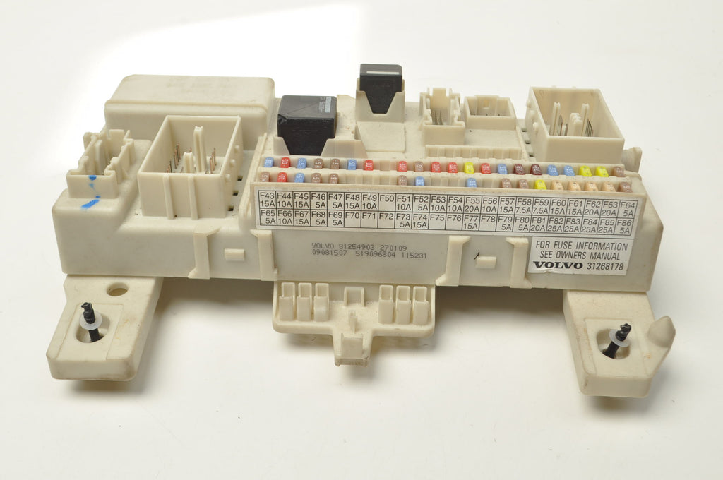 BOX MODULE BSI VOLVO C30 S40 II V50 C70 31254903 31268178 2 KEYS