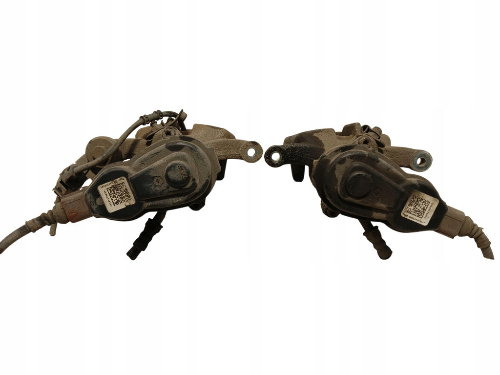 BRAKE DISCS ELECTRIC CALIPERS REAR SET AUDI A6 C7