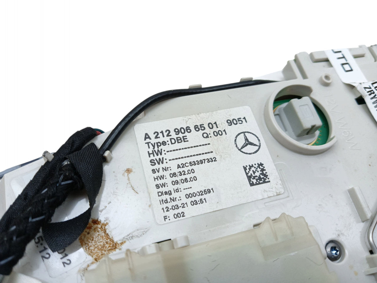CABIN HEADLINER LAMP MERCEDES E W212 S212 A2129066501