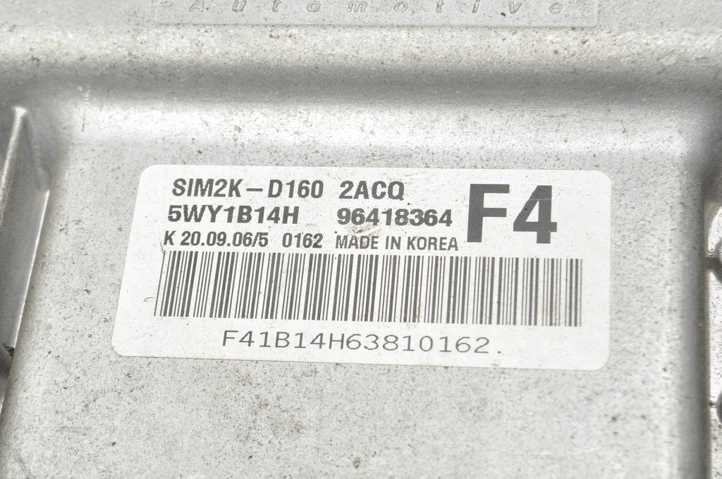CHEVROLET EPICA II 2.0 24V 144 KM COMPUTER ENGINE DRIVER 96418364