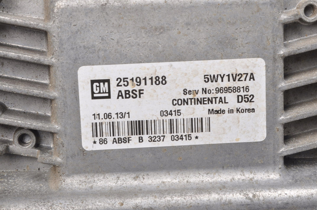 CHEVROLET SPARK M300 1.2 16V 82KM COMPUTER ENGINE DRIVER 25191188