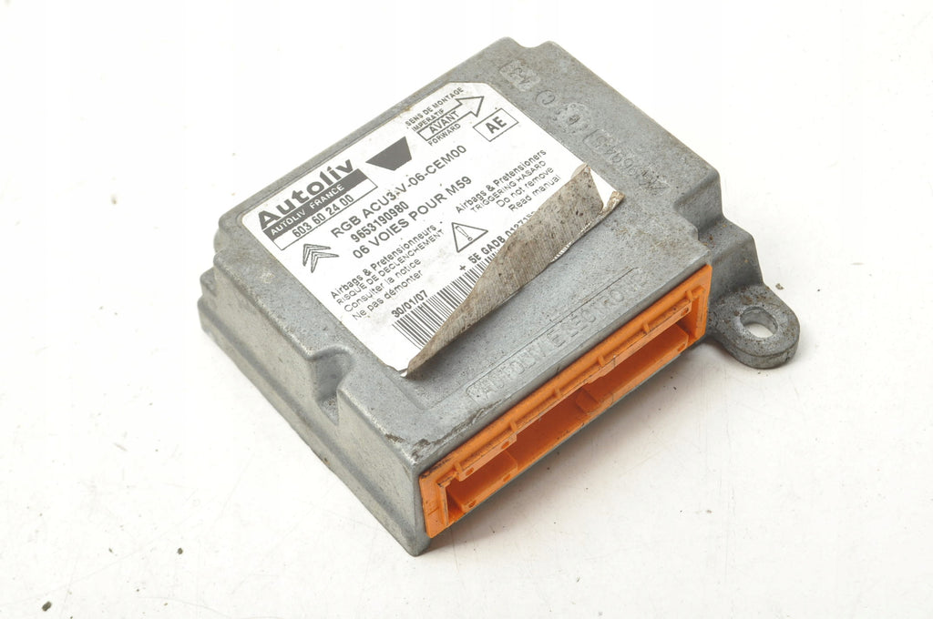 CITROEN BERLINGO AIRBAG SENSOR 9653190980