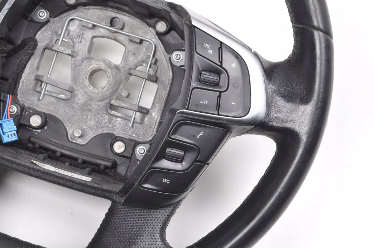 CITROEN C4 II MULTIFUNCTION LEATHER STEERING WHEEL 96754519ZD