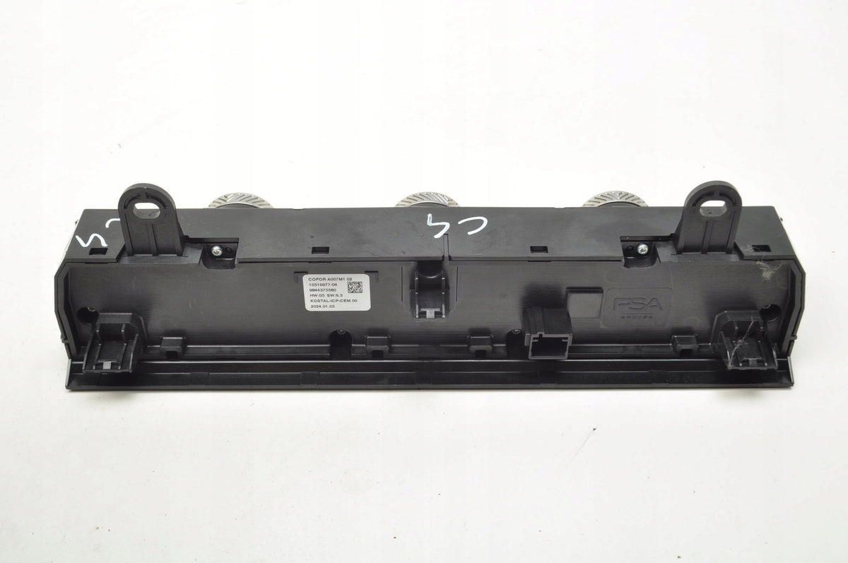 CITROEN C4 III PANEL AIR CONDITIONING SWITCH 24R 9844375580