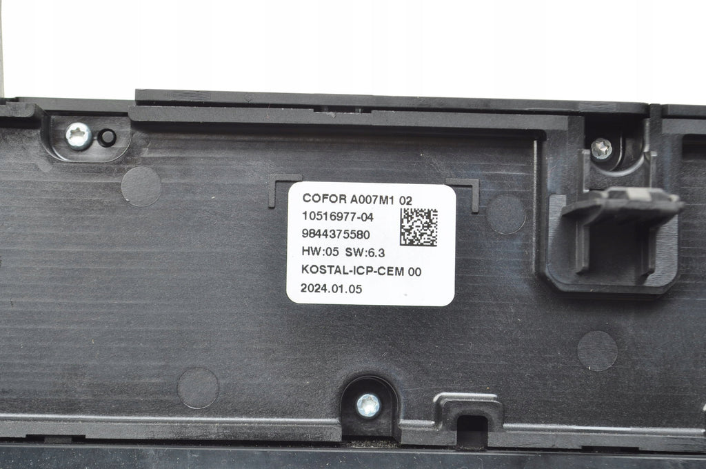 CITROEN C4 III PANEL AIR CONDITIONING SWITCH 24R 9844375580