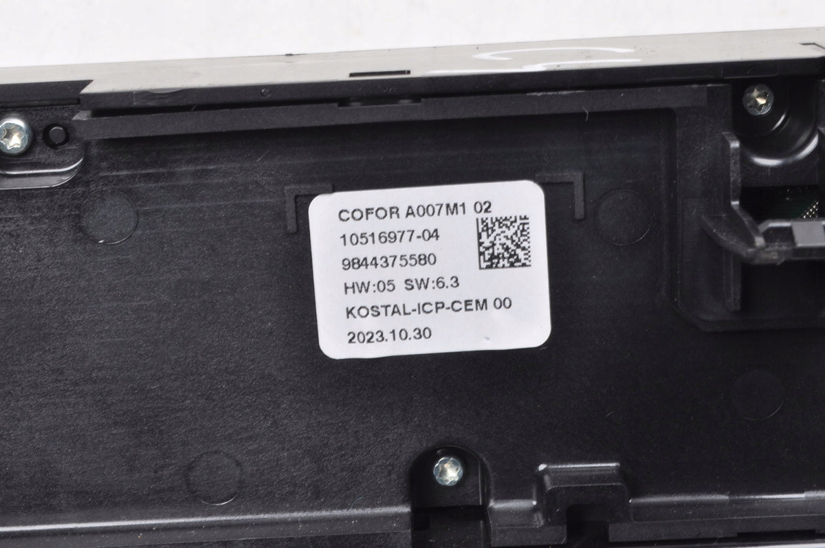CITROEN C4 III PANEL AIR CONDITIONING SWITCH 9844375580