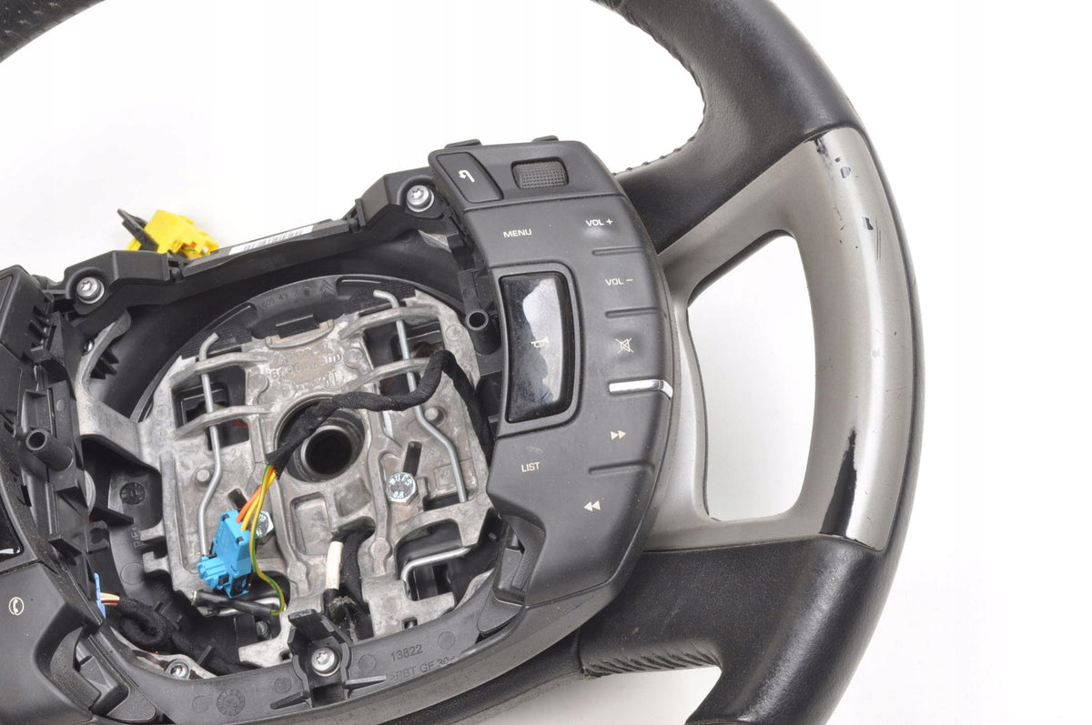 CITROEN C5 III MULTIFUNCTION LEATHER STEERING WHEEL