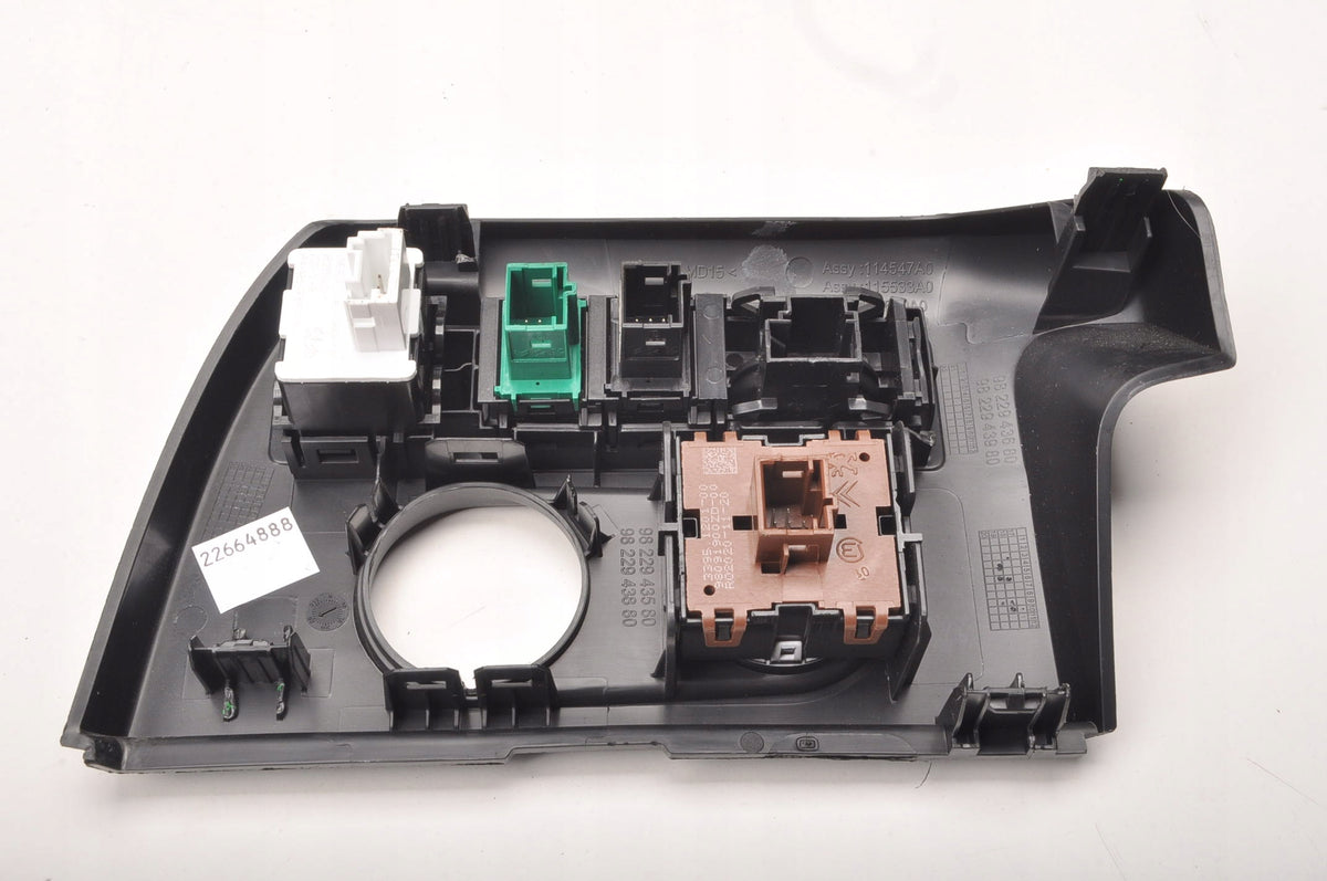 CITROEN DS3 CROSSBACK SWITCH PANEL 9822943680