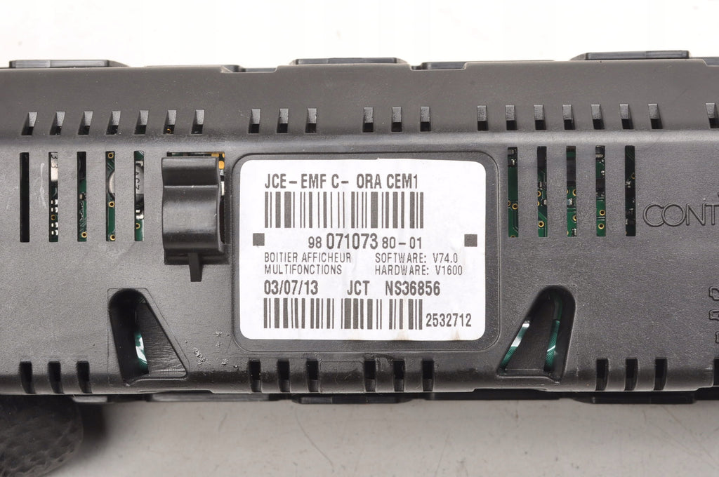 CITROEN DS3 DISPLAY 9807107380