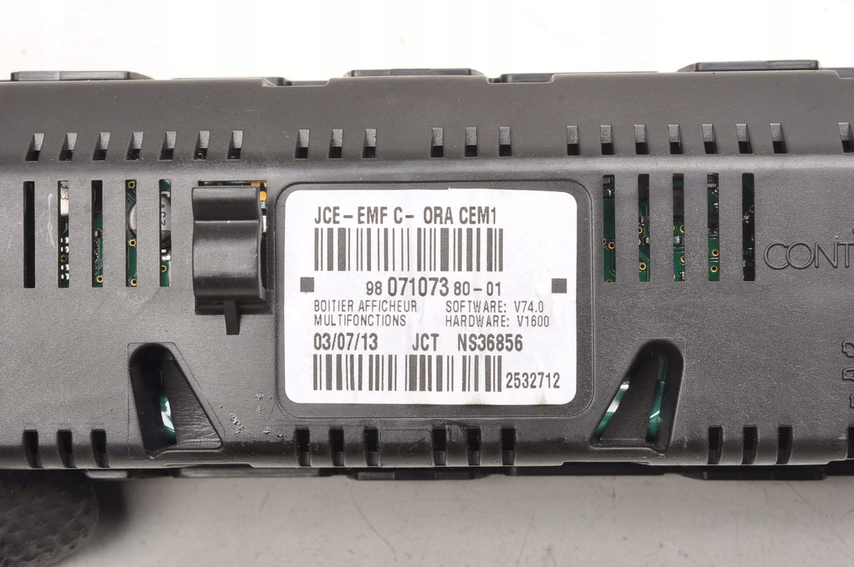 CITROEN DS3 DISPLAY 9807107380