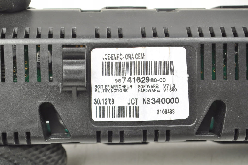 CITROEN DS3 RADIO DISPLAY 9674162980