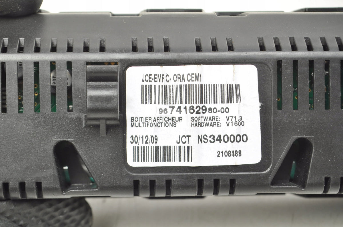 CITROEN DS3 RADIO DISPLAY 9674162980