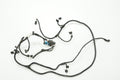 CITROEN DS5 12R FRONT BUMPER PDC WIRING HARNESS 9672340980