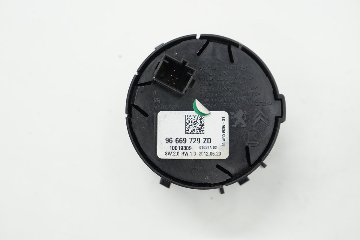 CITROEN DS5 12R PANEL SWITCH DRIVING MODES HYBRID 96669729ZD