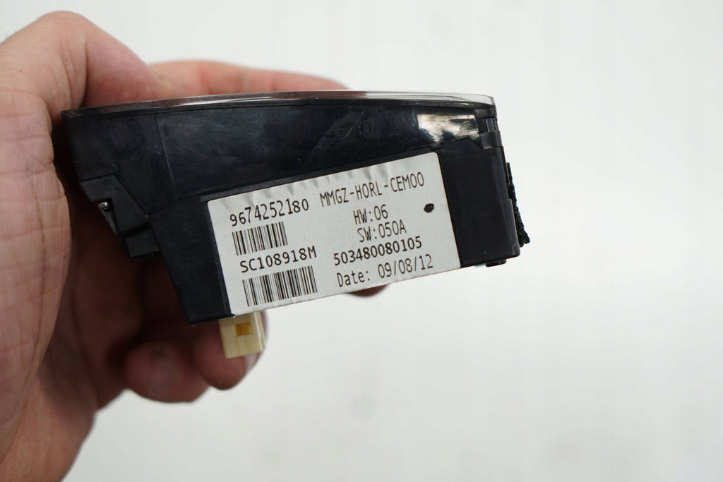 CITROEN DS5 13R CLOCK CENTER CONSOLE WATCH 9674252180