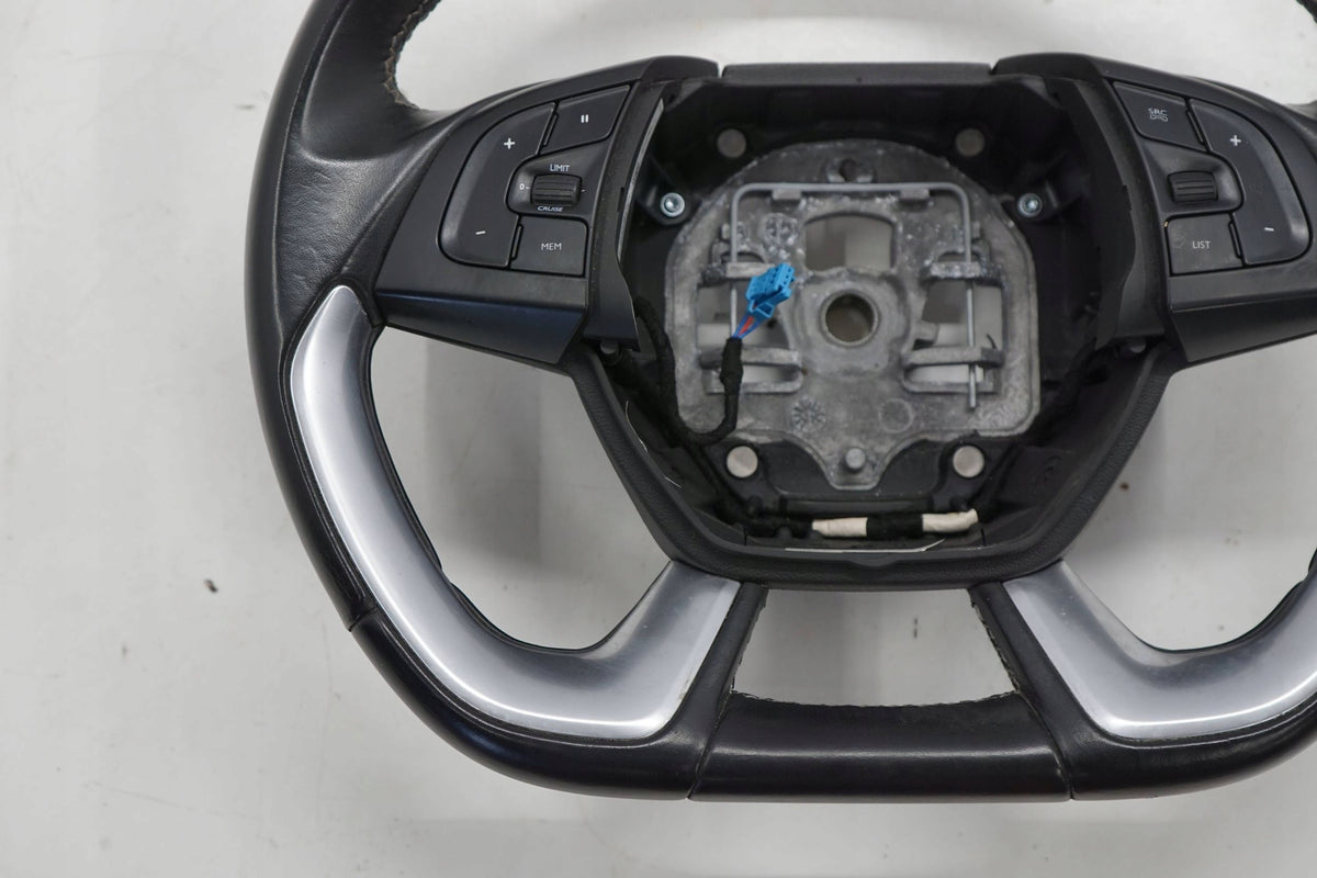 CITROEN DS5 13R STEERING WHEEL LEATHER BLACK MULTI 98002842ZQ