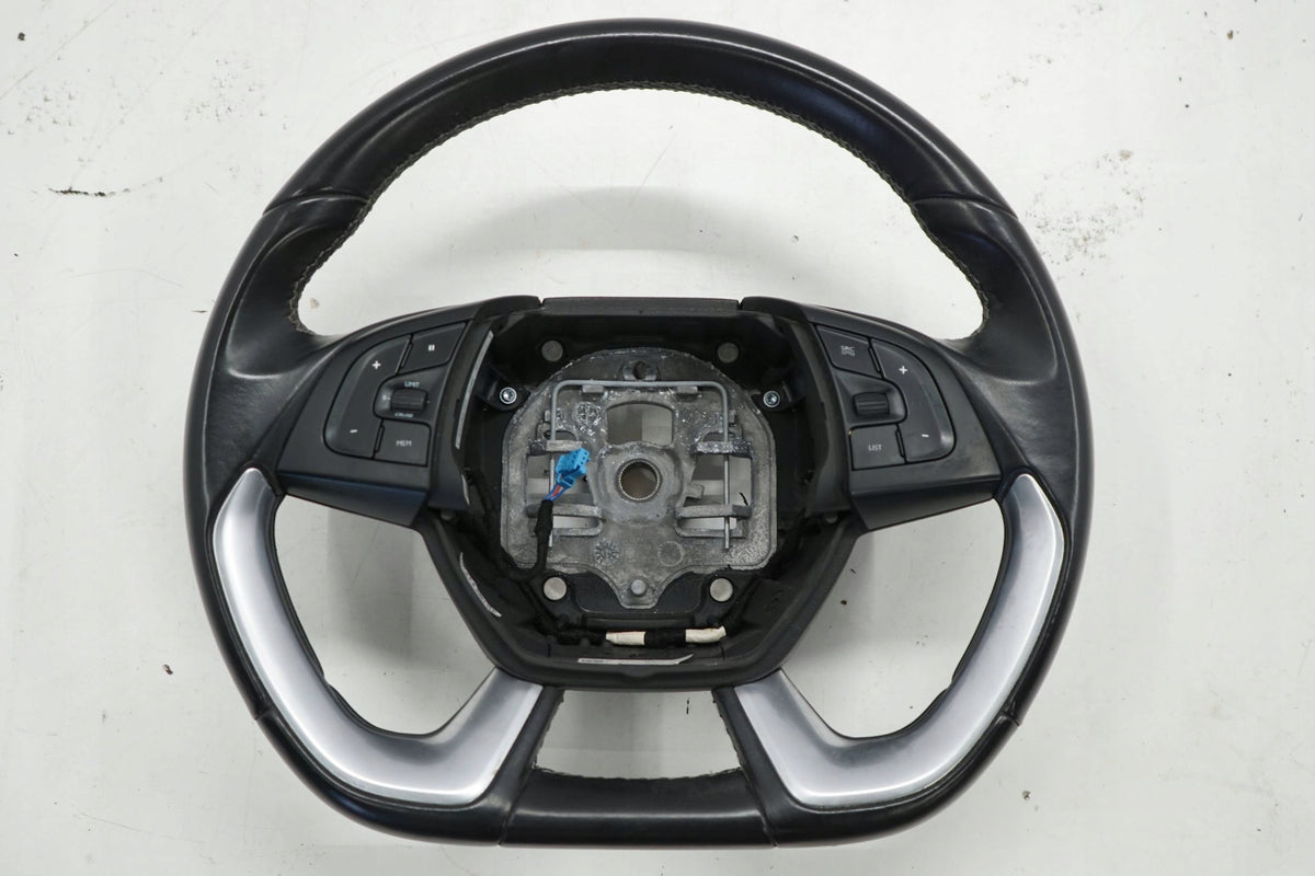CITROEN DS5 13R STEERING WHEEL LEATHER BLACK MULTI 98002842ZQ