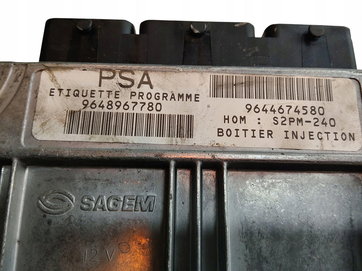 CITROEN XSARA PICASSO 1.8 16V 6FZ 9644674580 9648967780 ENGINE COMPUTER