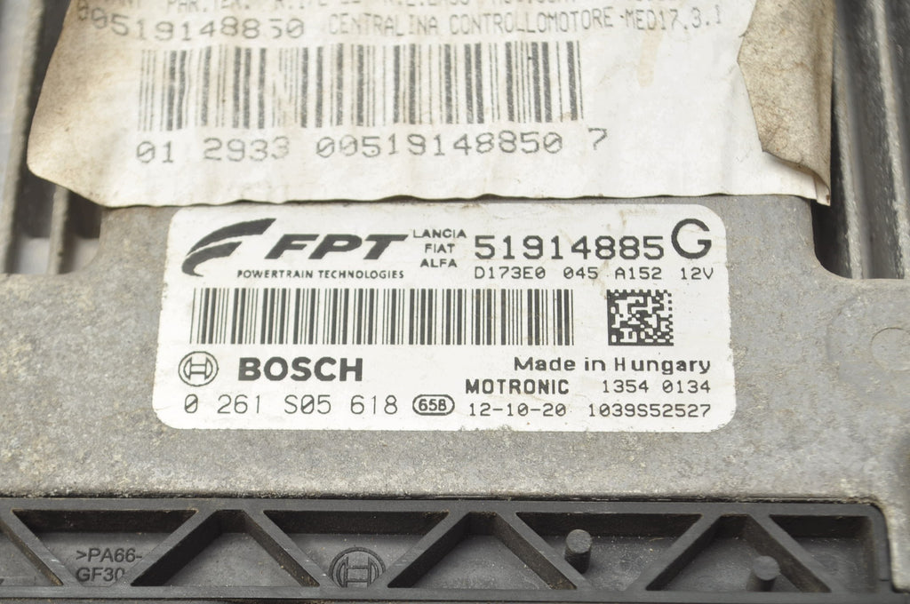 COMPUTER ENGINE CONTROLLER ALFA ROMEO GIULIETTA 1.8 TBi 235HP 51914885
