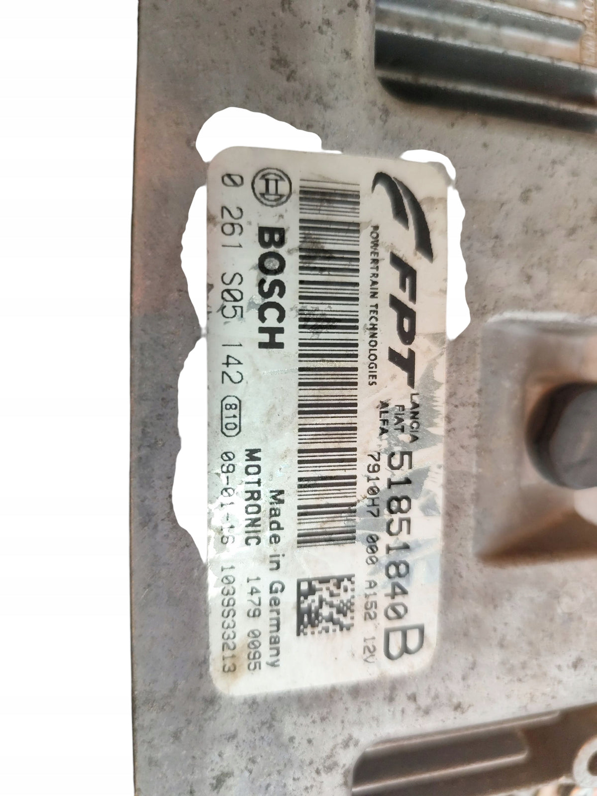 COMPUTER ENGINE CONTROLLER ALFA ROMEO MITO -2013 1.4 16V 95KM 51851840B