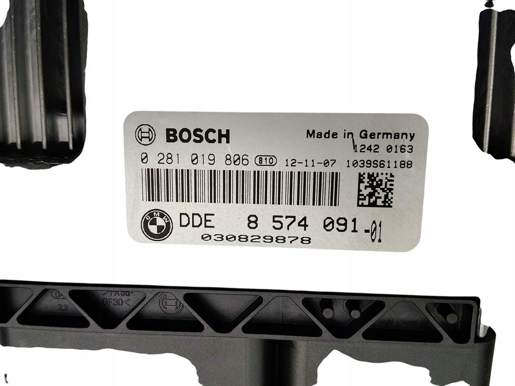 COMPUTER ENGINE CONTROLLER BMW F10 F11 X3 F25 2.0 D 8574091 0281019806