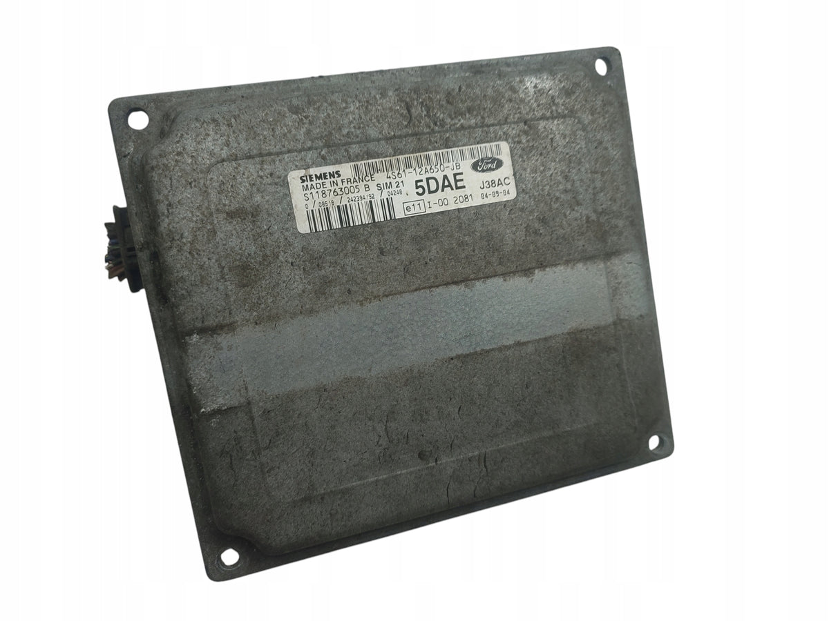 COMPUTER ENGINE CONTROLLER FORD FIESTA MK6 1.25 16V 75KM 4S61-12A650-JB