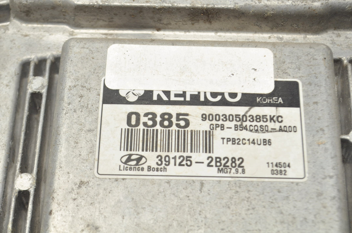 COMPUTER ENGINE CONTROLLER HYUNDAI I20 1.4 16V 101KM 39125-2B282