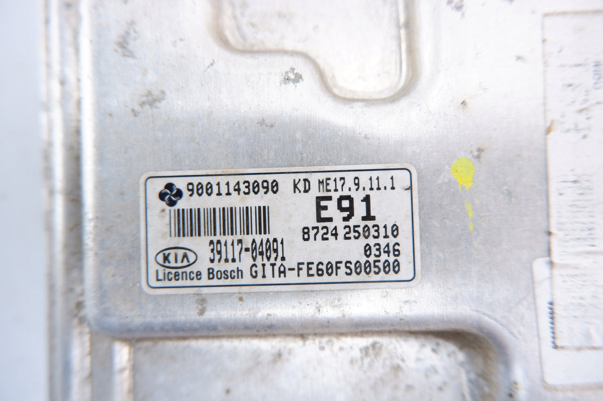 COMPUTER ENGINE CONTROLLER KIA PICANTO II 1.0 69KM 39117-04091