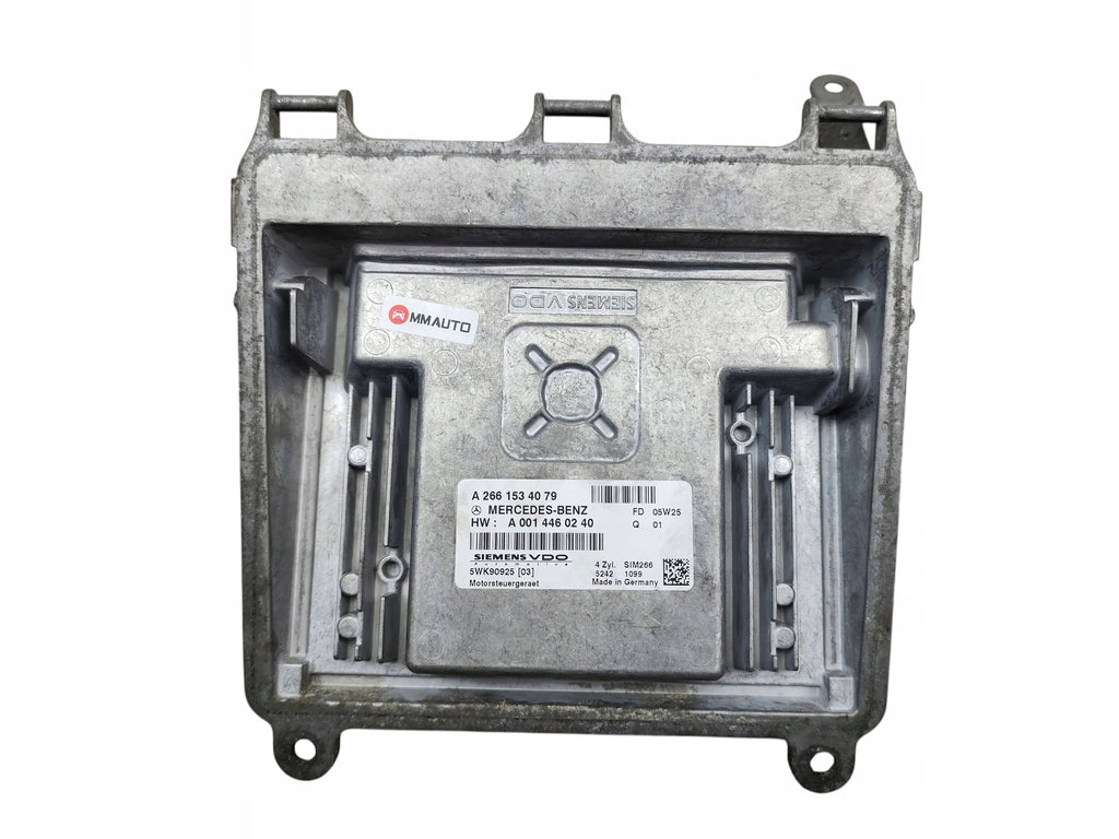 COMPUTER ENGINE CONTROLLER MERCEDES B W245 2.0 16V A2661534079 A0014460240