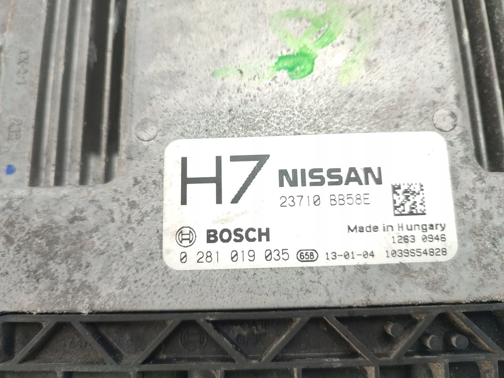 COMPUTER ENGINE CONTROLLER NISSAN QASHQAI+2 J10 1.6 DCI 130KM 23710BB58E