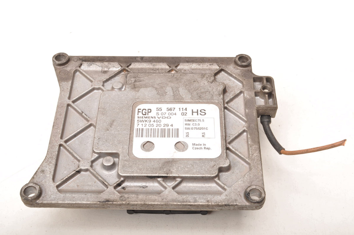COMPUTER ENGINE CONTROLLER OPEL ASTRA H III 1.6 16V 116 KM 55567114