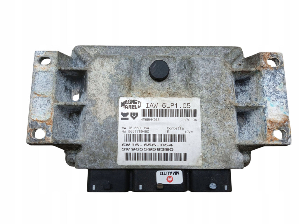 COMPUTER ENGINE CONTROLLER PEUGEOT 807 C8 2.0 16V 9655958380 9651789480