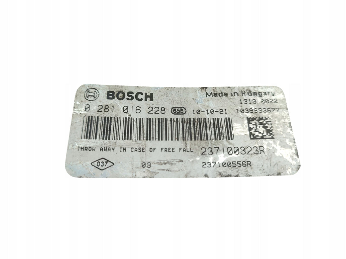 COMPUTER ENGINE CONTROLLER RENAULT MEGANE III 2.0 DCI 237100323R 0281016228